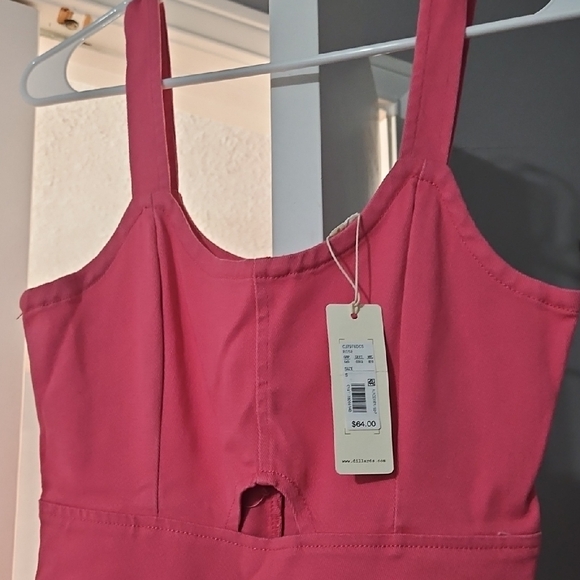 Copper Key Vibrant Pink Jumpsuit - Picture 3 of 4